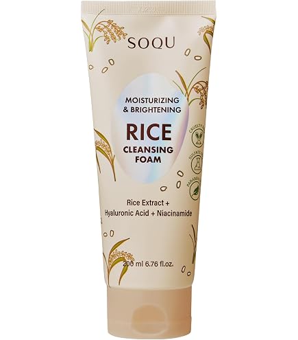 rice glutathione bubble foam cleanser Amazon.com: SOQU moisturizing and brightening rice cleansing foam Rice  Extra + Hyaluronic Acid + Niacinamide : Beauty & Personal Care