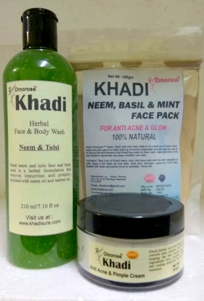 khadi acne face wash