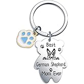 Fmekosdz German Shepherd Accessories German Shepherd Dog Lover Christmas Keychain Pet Gifts