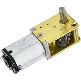 Greartisan DC 6V 34RPM Worm N20 High Torque Speed Reduction Motor with Metal Gearbox Motor for DIY RC Toys