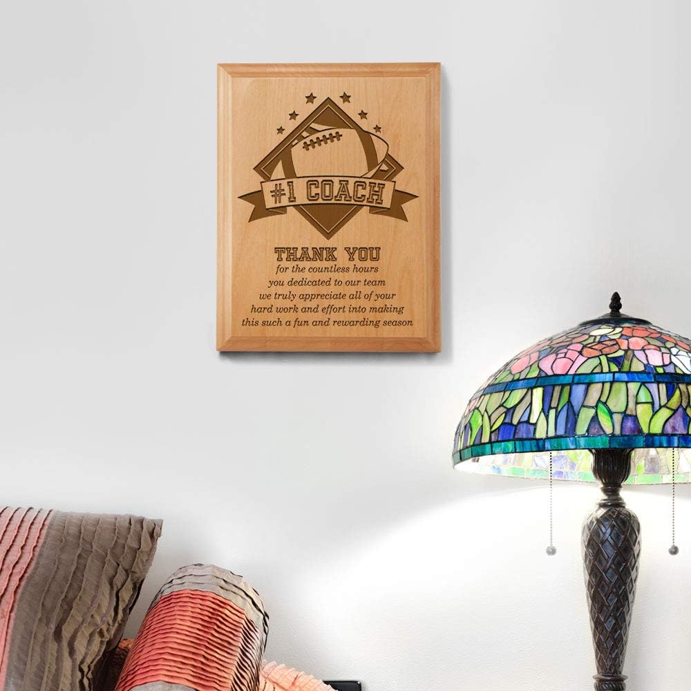 Kate Posh - #1 Football Coach Plaque and Award : Office Products