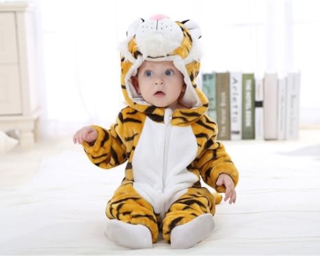 tiger romper baby