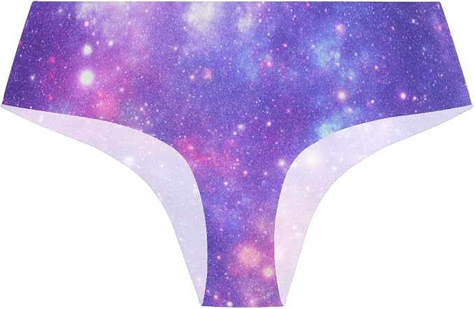 Panties for Women, Starry Sky Period Panties No Trace Low Waist Soft