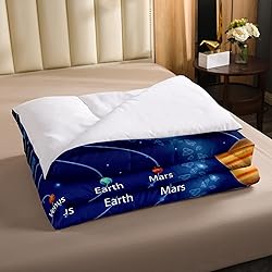 Solar System Comforter Set Full Galaxy Bedding Set