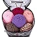 ArtBin 6804SA Yarn Drum, Portable Knitting & Crochet Storage, [1] Poly Canvas Tote Bag, Gray Print