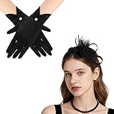 AMCAMI Fascinators Hats with Feather for Women 2025 Derby Hats Tea Party Hat with Headband and Clip