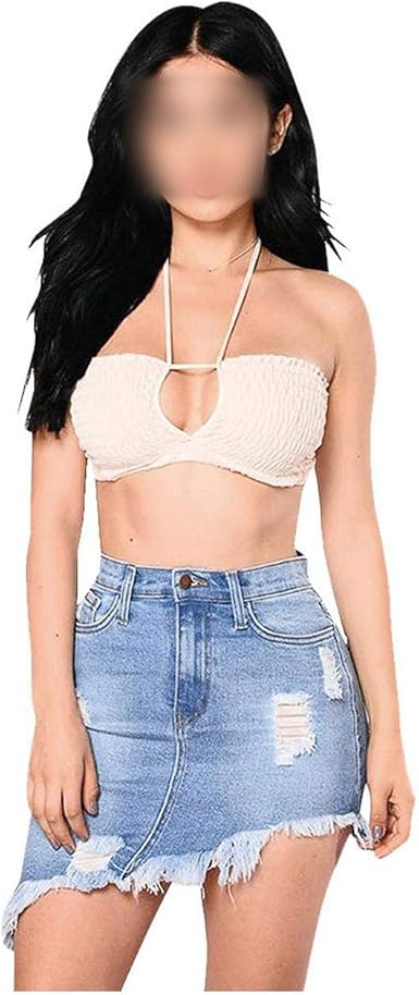 amazon ladies denim skirts