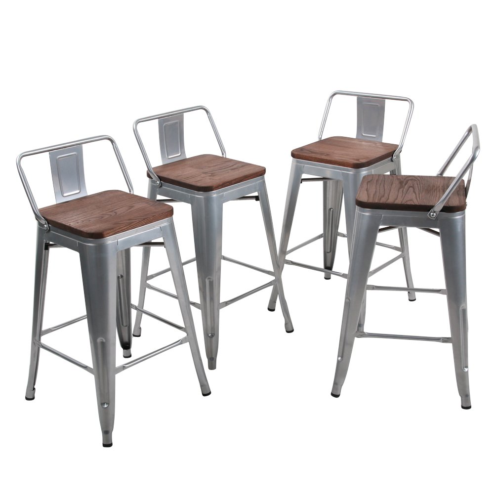 Best 24 in bar stool with low back