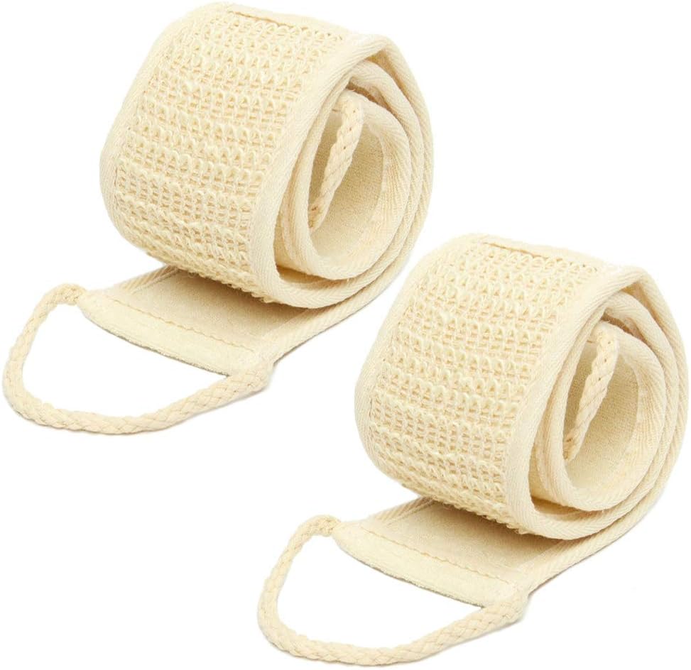 Double Side Scrubbing Strap CHEPL Back Scrubber Soft Deep Clean Body Scrubber Invigorate Your Skin Remove Dead Skin