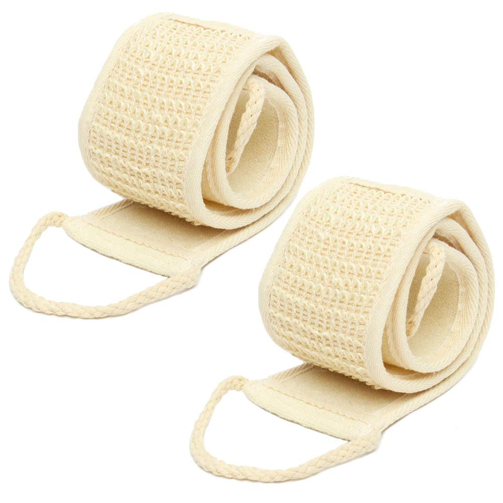 Double Side Scrubbing Strap CHEPL Back Scrubber Soft Deep Clean Body Scrubber Invigorate Your Skin Remove Dead Skin