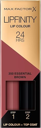 Max Factor Lipfinity Essential Brown Long-Lasting Two Step Lip Colour 4.2g