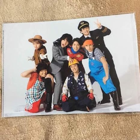 Amazon 全員 クリアファイル 元気が出るlive 関ジャニ エイト グッズ アイドル 芸能人グッズ 通販