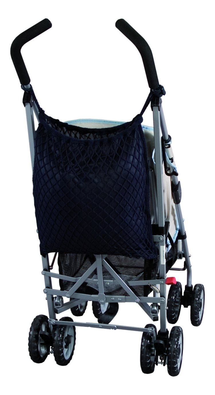Sunnybaby 19177 Stroller Shopping Net with Privacy Cover and Toggle Clasp – Navy