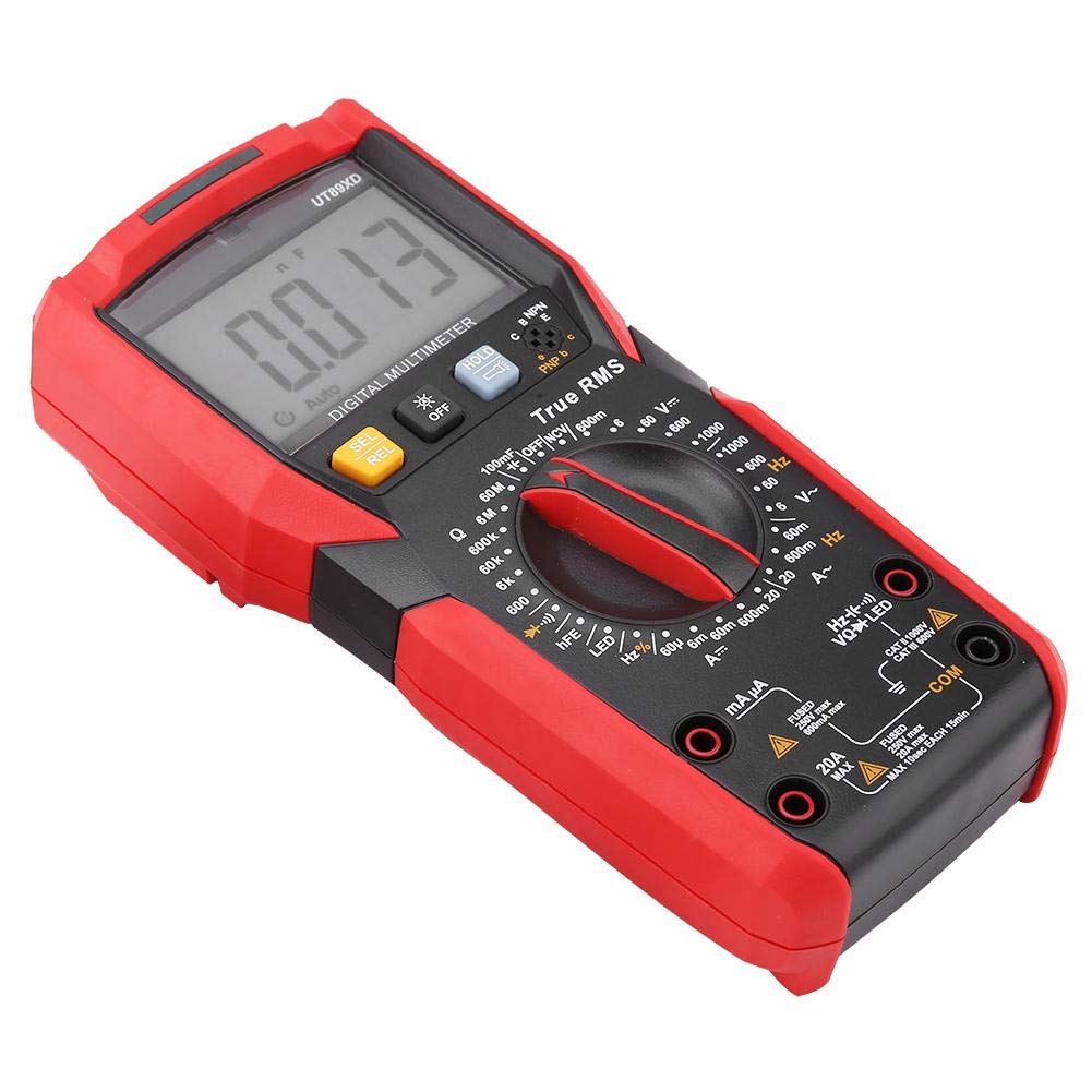 NVC Measurement Digital Multimeter Handheld Portable Amp Volt Ohm LCD ...