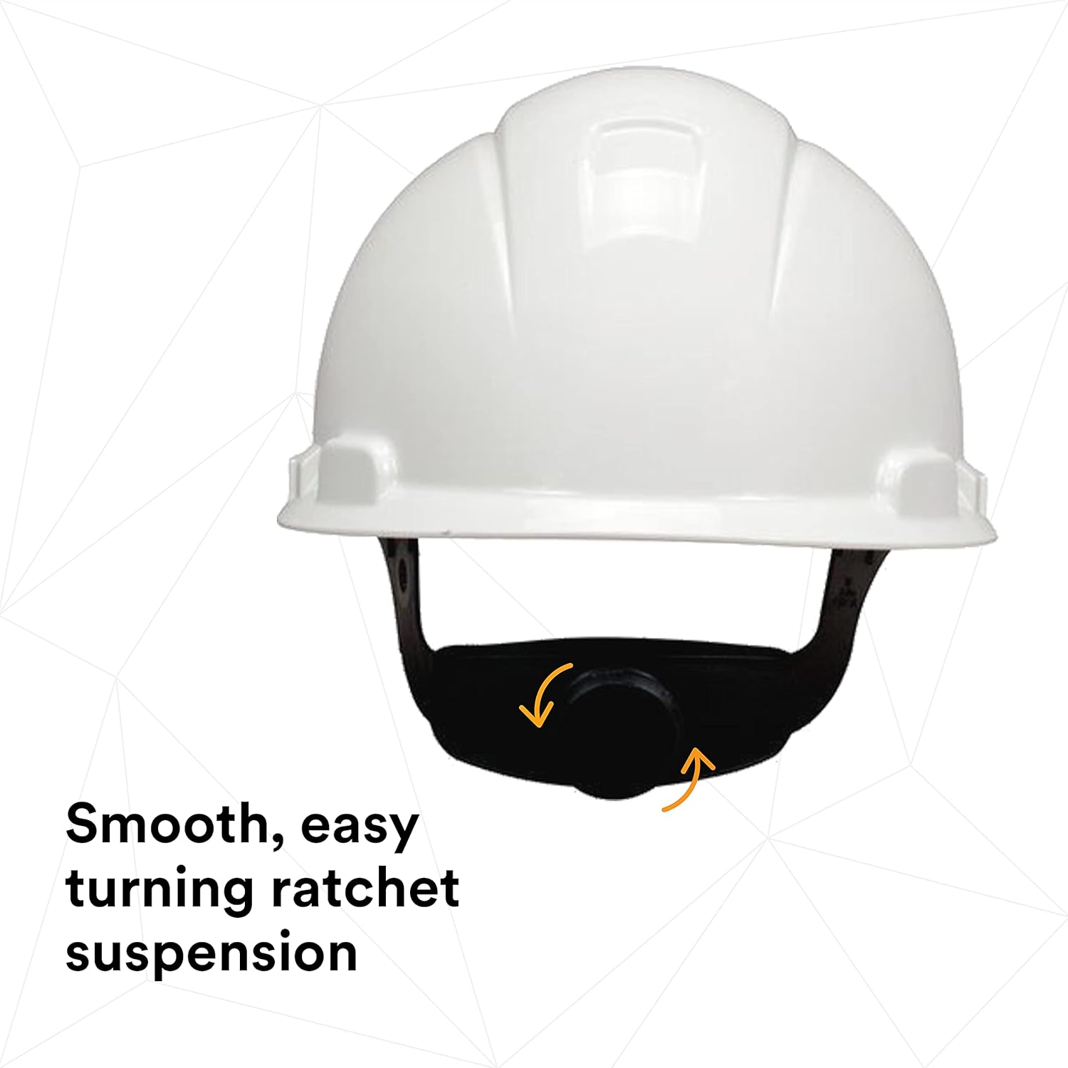 3M Hard Hat, White, Lightweight, Adjustable 4-Point Ratchet, H-701R: Hardhats: Industrial & Scientific