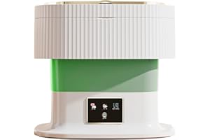 ANVOYRD Portable Washing Machine 12L Mini Foldable Laundry with 3 Deep Cleaning Modes - Compact for Underwear