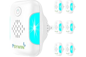 EVOVIL 2025 Upgraded Ultrasonic Pest Control Repeller, Mouse Repellent Indoor for Bug Spider Roach Ant Fly Rat Mice Insect Deterrent, Mice Rodent Repellent Ultrasonic Plug in, 2 Mode Switching, 6 Packs