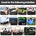 GADUGE Outdoor Inflatable Lounger & Pool Chair, Hangout Sofa & Inflatable Couch for Bedroom, Floats on Water - Includes Pockets, Comfy Headrest, Bottle Opener, Stake & Bag(Black)