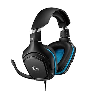 Logitech G432 DTS:X 7.1 Surround Sound Wired PC Gaming Headset (Leatherette)