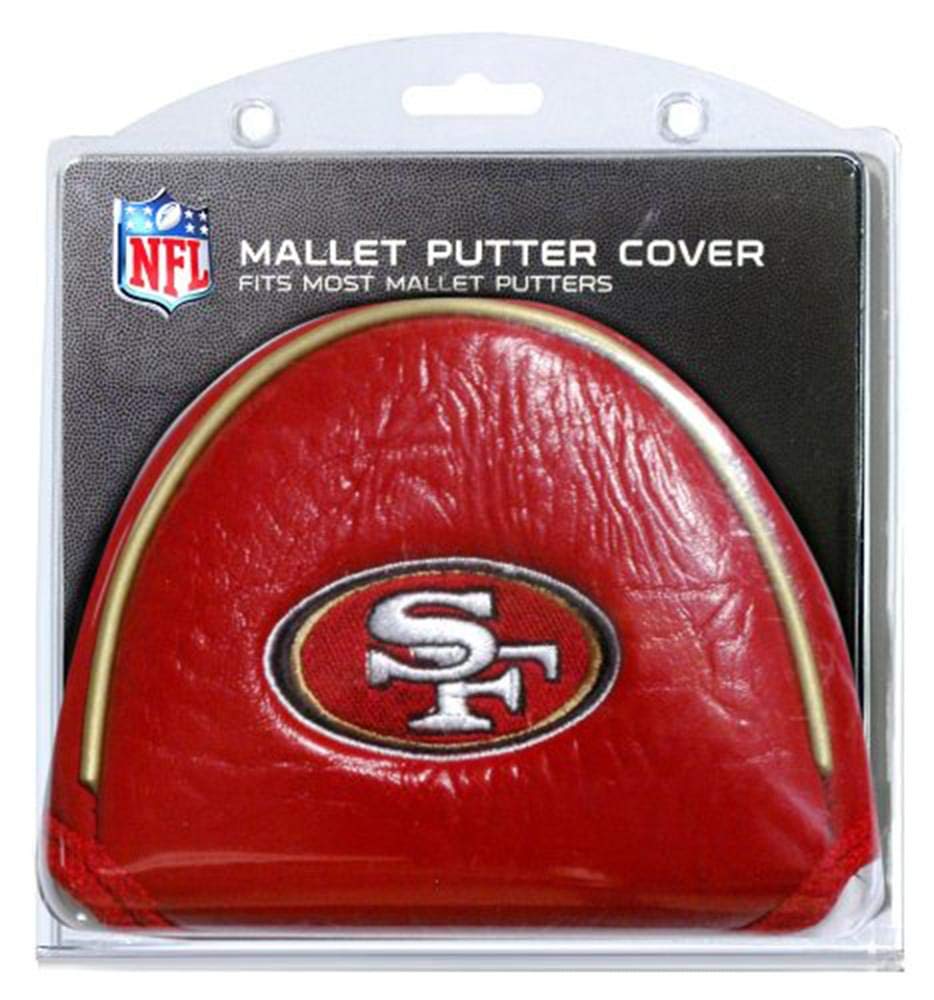 Team Golf NFL San Francisco 49ers Golf Mallet Putter Cover Golf Club Mallet Putter Headcover, Fits Most Mallet Putters, Scotty Cameron, Daddy Long Legs, Taylormade, Odyssey, Titleist, Ping, Callaway