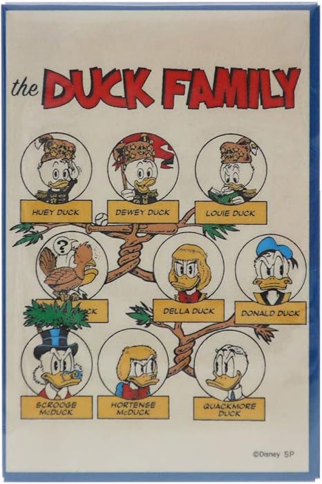 Amazon Co Jp ドナルドダック スクエア マグネット 角 磁石 家系図 ディズニー 文房具 オフィス用品