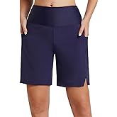 baleaf Women's 3''/ 5"/ 7" Quick Dry High Waisted Swim Board Shorts UPF 50+ Swimsuit Bottom Trunks with Liner