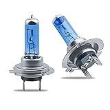 GKmow 2 PCS H7 Car Halogen Bulb, 12V 100W