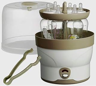 Babyflaschen Dampf Sterilisator 6 Fl. Baby Flaschen Vaporisator Dampfsterilisator