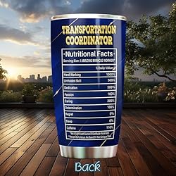 MONIZILUCKY Transportation Coordinator Tumbler