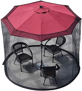 Cubierta Mosquitos jardín al Aire Libre, sombrilla Patio Mosquitera