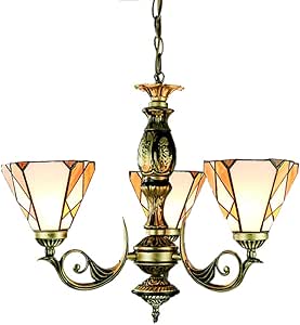 Araña Tiffany Retro Lámpara Colgante De Estilo Rústico Arte Barroco