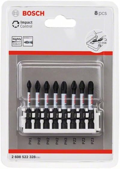 Bosch 8X PRO Impact Mixed Pack 170 x 120 mm Professional Bit Set
