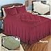Collections Etc Romantic Floral Lattice Chenille Lightweight Bedspread with Fringe Edging, Cream, Queen