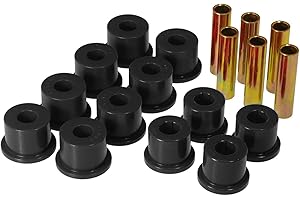 Prothane (7-1054-BL) Spring Eye and Shackle Bushing Kit, Black