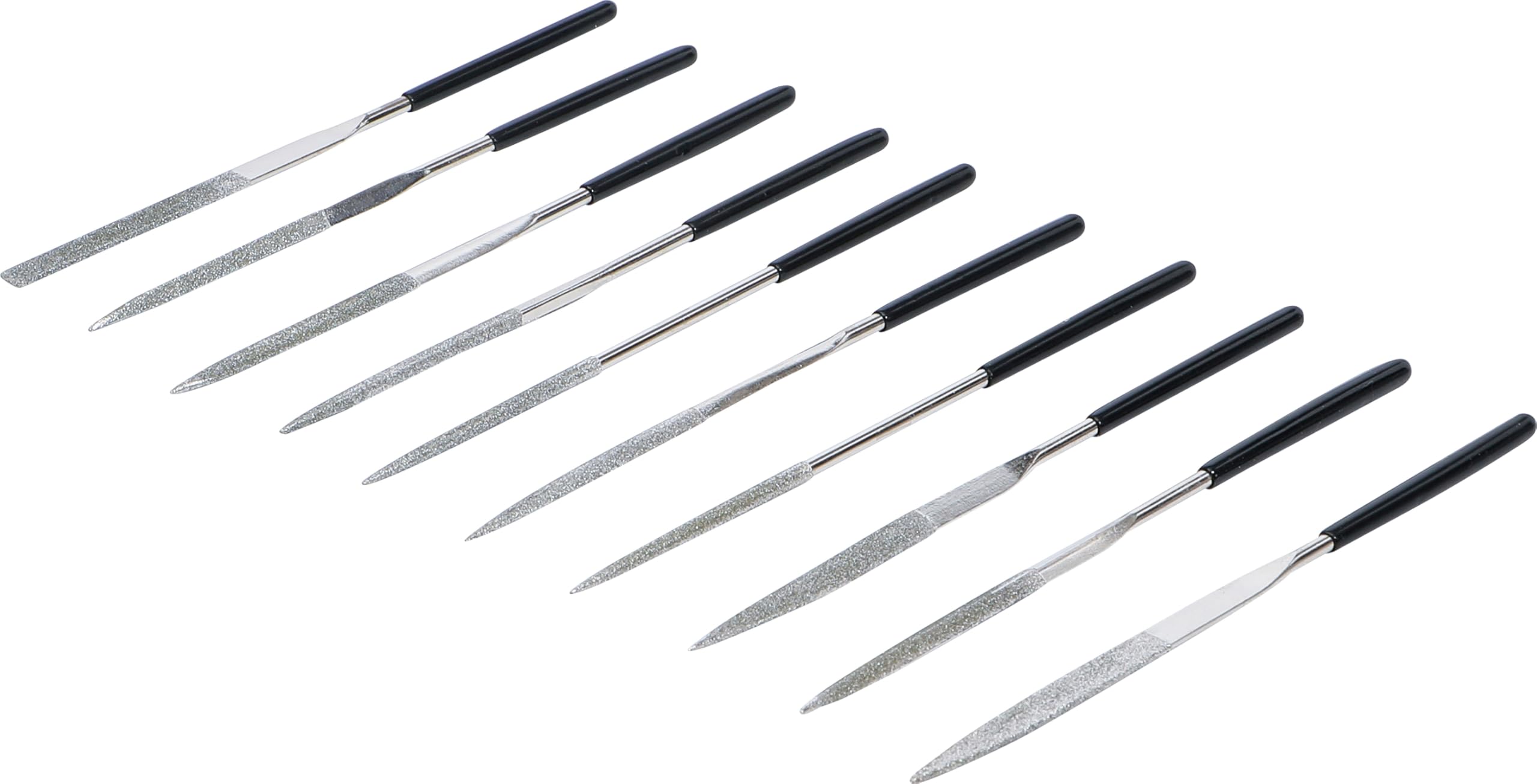 BGS 1920 | Diamond File Set | straight | 140 x 3 mm | 10 pcs.