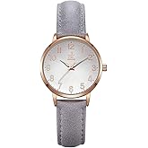 SHENGKE Female Watch Minimalist Ultra-Thin Watch 2024 Fashion Design Lady Girl Wrist Watch,Ladies Waterproof Watches for Women,Reloj para Mujer,Dainty Gifts