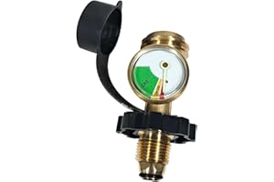 Lskioer Universal Propane Tank Gas Pressure Meter Gauge Valve, Propane Tank Gauge Level Indicator Leak Detector Used for RV C