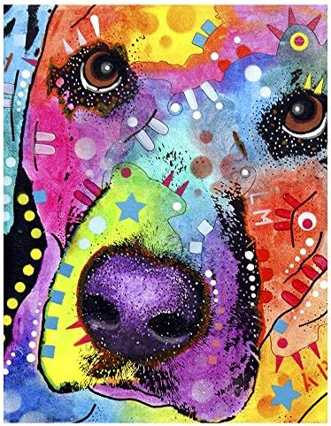 ImagesPrinted Closeup Labrador 10x13 Metal Artwork Ready to Hang Wall Decor by Dean Russo