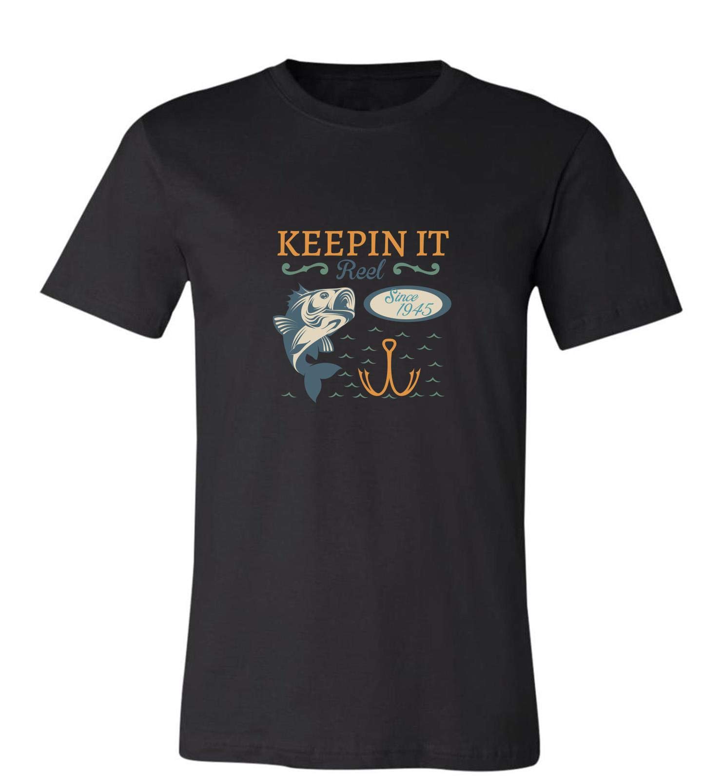 Keepin It Reel Since 1945-74th Birthday Funny Fishing Gift Idea T-shirt