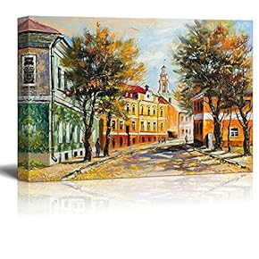 Canvas Prints Wall Art - Ancient Vitebsk in The Autumn - 12" x 18"