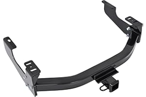 ALMULOO Class 4 Trailer Hitch Compatible with 1997-2016 Ford F-150 250 350 450 2-Inch Receiver Black Towing Hitch