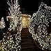 Outdoor LED String Lights 328FT 500LEDs - Lampwin 2017 New Design Cool White Fairy LED Starry String Lights for Christmas, Party, Home, Patio, Garden, Holiday, and Wedding Decoration