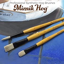 Mimik Hog Professional Synthetic Hog Bristle Paint