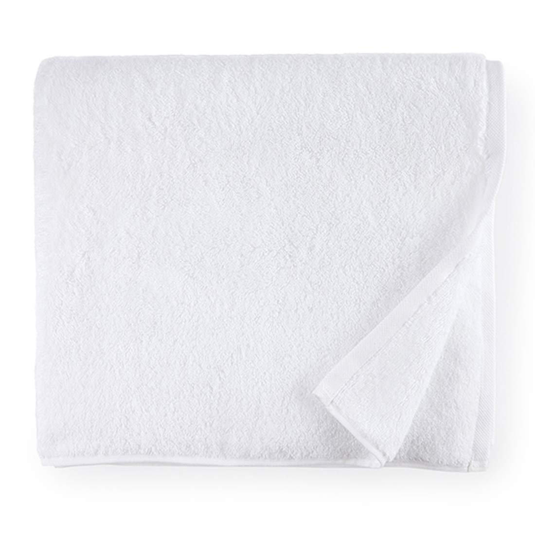 Sferra Sarma Hand Towel 20" x 30" - 650 GSM, 100% Turkish Combed Cotton - Elegant Solid Design Towel - Super Soft, Ultra-Absorbent, and Quick Dry Towels for Bathroom - White