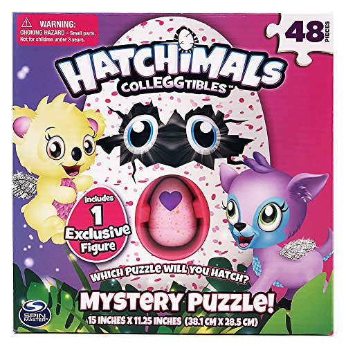 Hatchimals Colleggtibles Mystery Puzzle 48 Pieces - Includes 1 EXCLUSIVE Figure