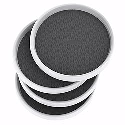 Pretireno Lazy Susan Organizer 4 Pack, Non-Skid
