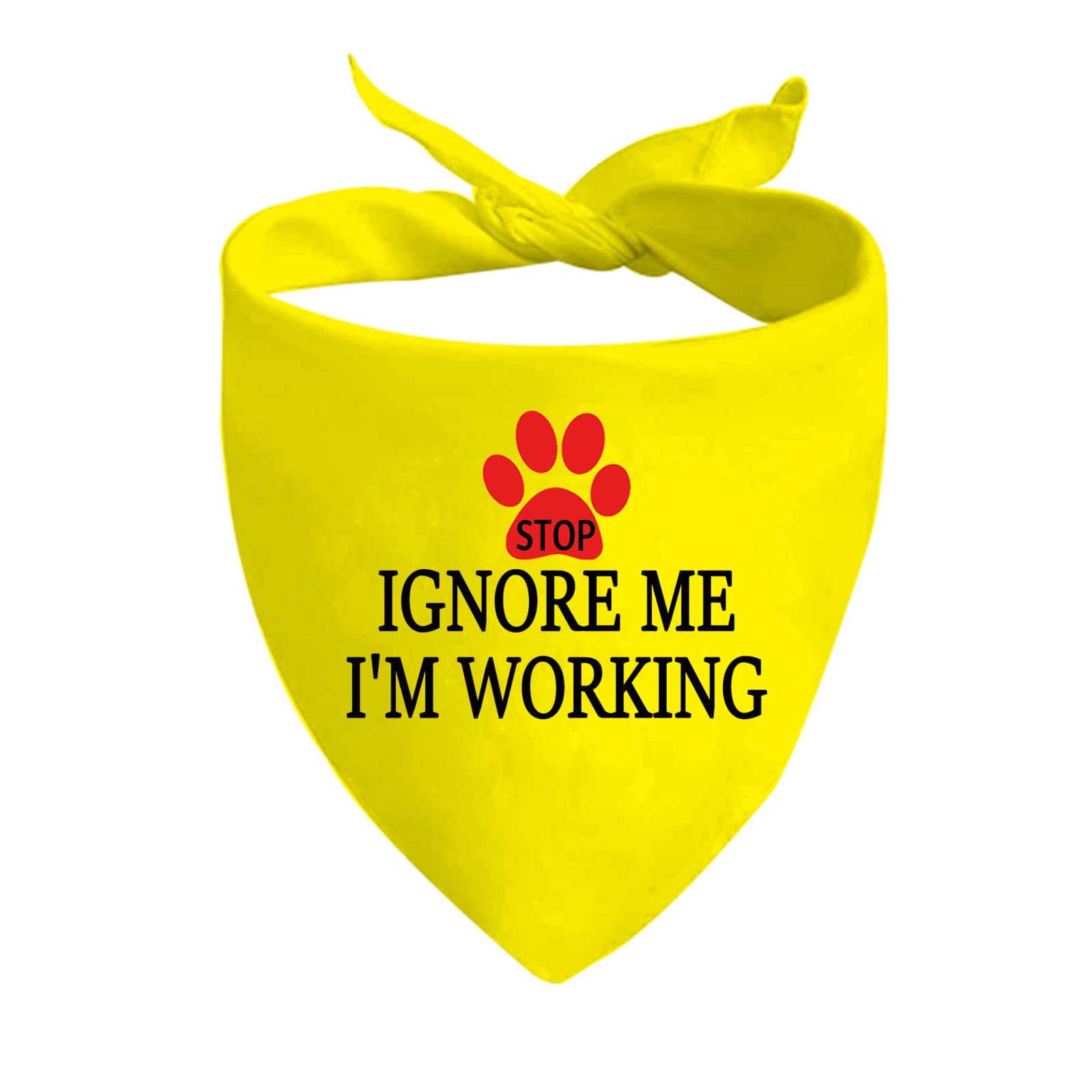 1 Piece Dot Not Pet Working Dog/Do Not Distract/Ignore Me Working Dog Bandana (I'M WORKING D)
