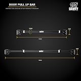 Gravity Fitness Doorway Pull-Up Bar Adjustable 28.3-37.4in No Screws view 3
