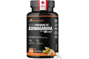 Ashwagandha Supplement For Stress Relief | Helps Lower Cortisol Levels - Backed by Science - Sensoril | 120 Pills by miNATURA