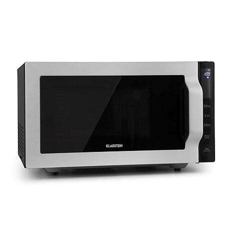 Klarstein Brilliance roomy microondas con grill • Argent Roomy ...